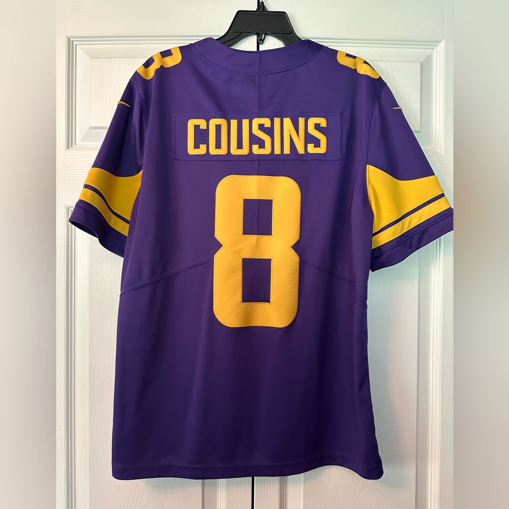 Minnesota Vikings fully embroidered jersey- #8 Kirk Cousins - size XXL - Picture 2 of 4